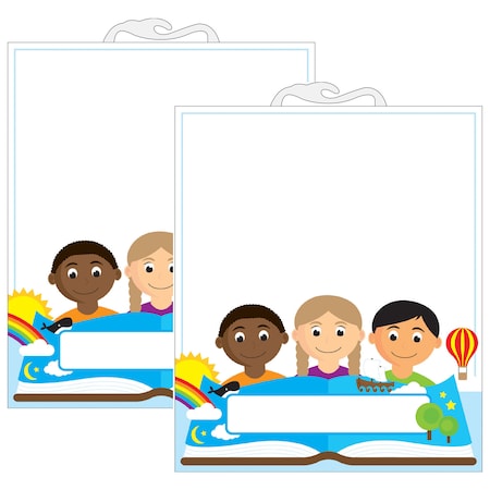 Ashley Productions Multicultural File Buddy Storage Bag, 10.5 x 12.5, 6 Count, PK2 10567